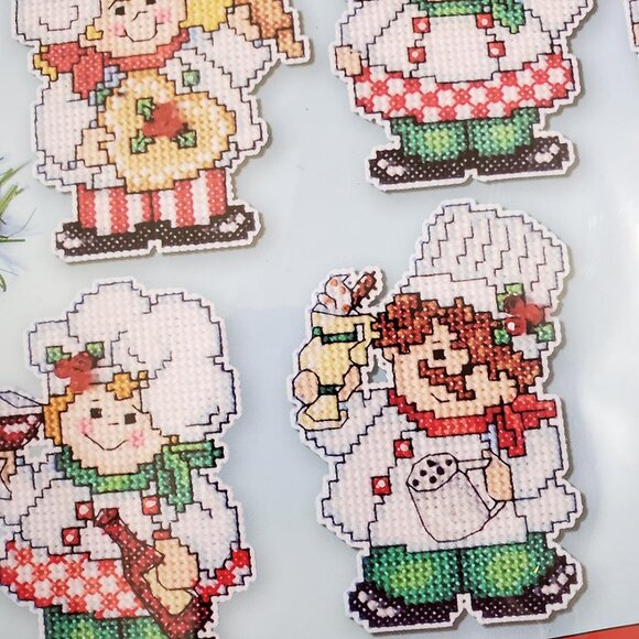 Design Works Cooking Up Christmas Plastic Canvas Ornament Kit 1687 3"x4" USA - Picture 2 of 5